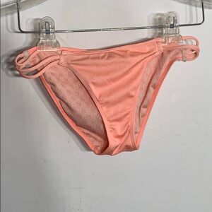 Victoria Secret Peach 3 String Bikini Bottom small women’s swim wear